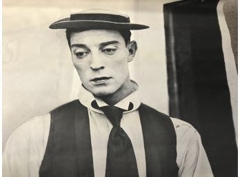 Really Cool Used Large Vintage Buster Keaton And Humphrey Bogart Posters (would Be Great Framed)