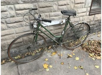 Rare And Collectible Nishiki Brand Japanese Made Vintage Green Bike (Really Cute Barn Find)