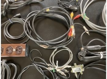 Wonderful Assortment Of Audio Cables (Handy If You Need Them And Expensive If You Don't Have Them)