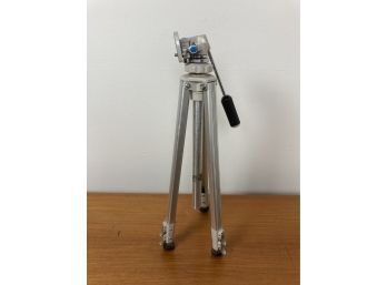 Vintage Silver Collapsible Photographic Tripod