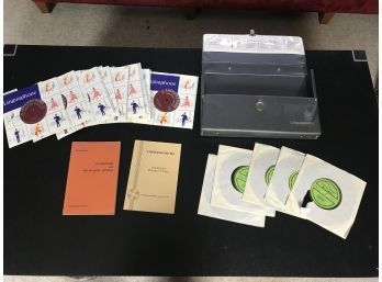 Vintage Linguaphone Foreign Language Learning System For French (original Case And Records With Instruction)