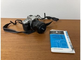 Minolta Maxxum 5 Camera With Original Instruction Manual