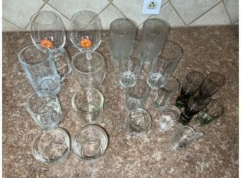 Assorted Set Of Glassware