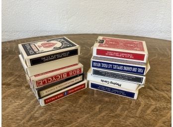 10 Boxes Of Playing Cards