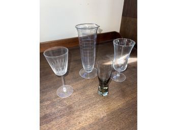 Variety Of Mixed Shape & Sized Glassware