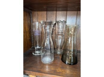 Cool Lot Of Glass Vases