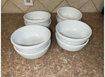 Set Of Williams Sonoma White Multipurpose Bowls