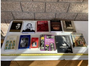 Nice Assortment Of Theater, Art And Early Film Related Books Featuring Two Books About Maria Callas