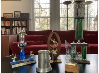 Cool Assortment Of Handball Trophies And Awards