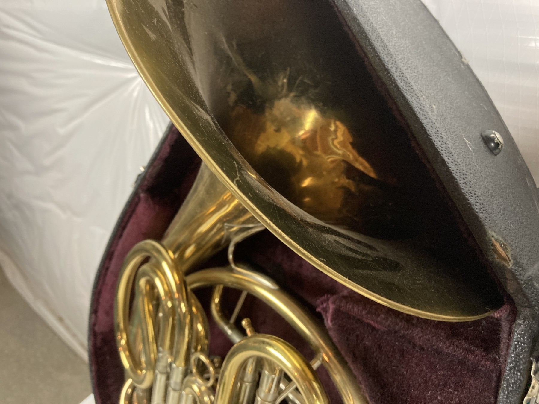 Holton Brand 77 Double French Horn In Hard Case (See Photos) #3541