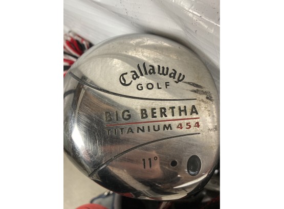 Really Nice Golf Clubs Featuring Callaway Big Bertha Titanium 454 Driver, Woods & Irons, Bag And Accessories