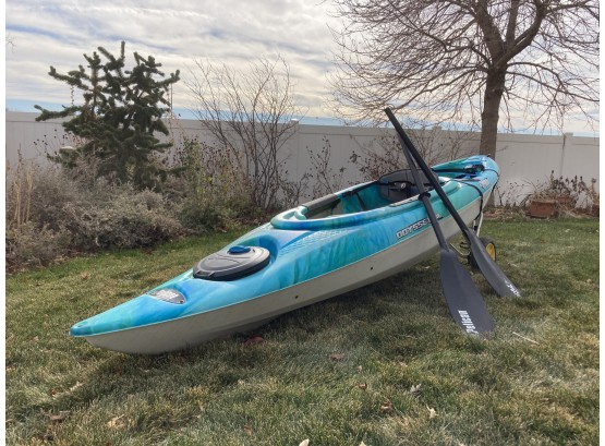 Pelican Premium Brand Odyssey 100 X Kayak With Cart And Paddle