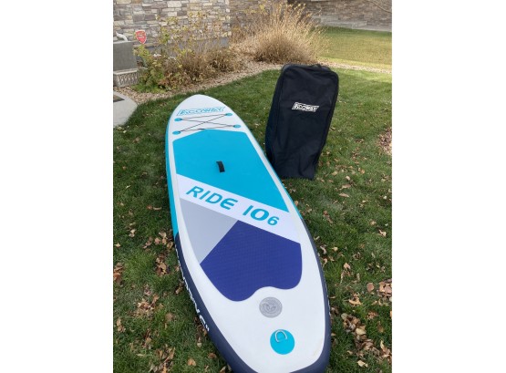 Acoway Brand Ride 106 Inflatable Paddleboard With Backpack Full Of Accessories And Paddle (See Photos)