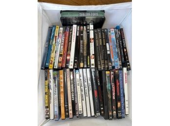 Great Collection Of DVD's With Large Storage Bin!