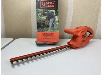 Black & Decker Brand Electric Hedge Trimmer In Original Box