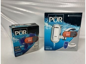New PUR Brand Water Filtration System (connect To Your Faucet) With Additional Replacement Filters