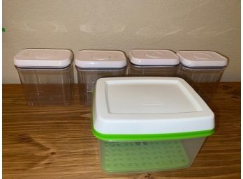 Various Oxo Good Grips And Rubbermaid Food Storage Containers