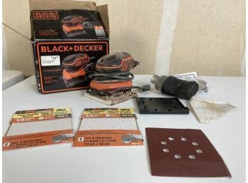 Black & Decker Brand Quarter Sheet Electric Sander