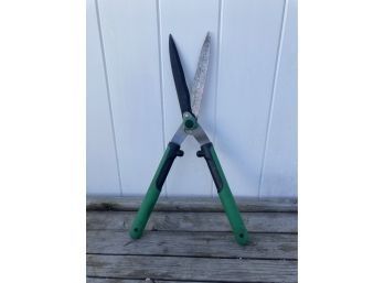 Hedge Trimmer's With Green Handles