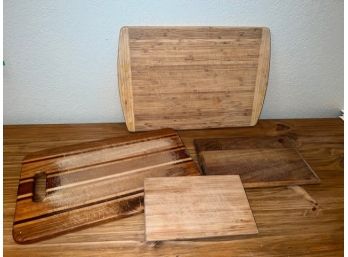 Wooden Cutting Boards Of Various Sizes