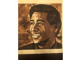 Cesar Chavez Large Format Fine Art Print By Ernesto Yerena