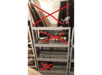 Adjustable Plastic Rack With Open Top Level