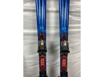Atomic Smart Zone Skis With 412 Bindings And Scott Brand Ski Poles