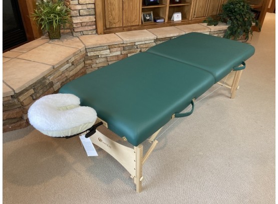Really Nice Near New EarthLite Brand Portable Massage Table With Deluxe Adjustable Headrest