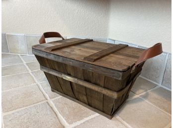Harry And David Brand Wooden Chest