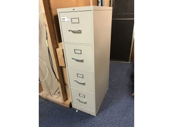 Single 4 Drawer File Cabinet
