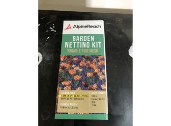 Large Gardening Net Kit By Alpine Reach, 7 1/2' X 65'