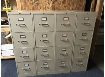 Group Of 4 File Cabinets