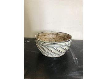 1 Foot Wide Ceramic Planter Pot