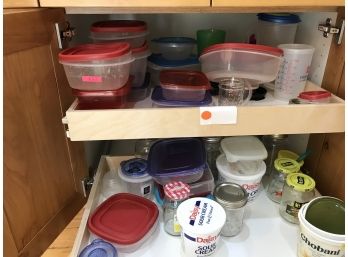 Big Collection Of Recycled Plastic Food Containers