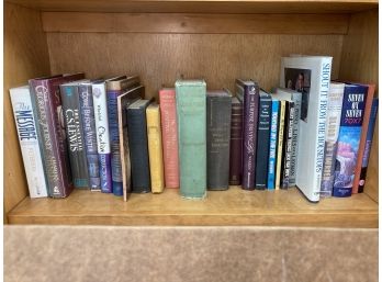 Collection Of Books Featuring Vintage Copy Of 'the Power Of Positive Thinking'