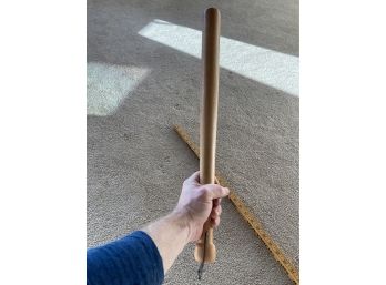 Small Wooden Bat And Wooden Square Vintage Yardstick