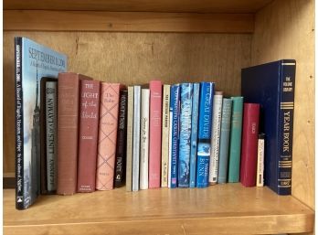 Collection Of Books Featuring Vintage Dale Carnegie 'how To Stop Worrying And Start Living'