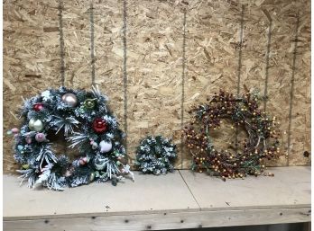 3 Seasonal Wreaths