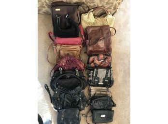 Big Assortment Of Purses And Handbags