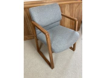 Gray And Wooden Office Chair