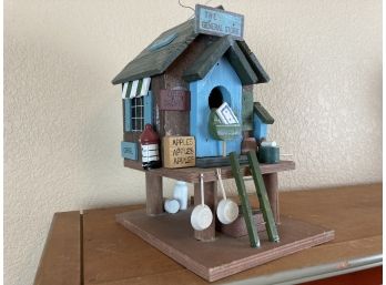 Cute Wooden Decorative Birdhouse Of An Old General Store