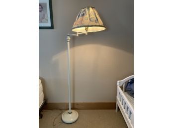 White Articulating Floor Lamp