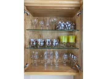 Cupboard Of Assorted Glasses