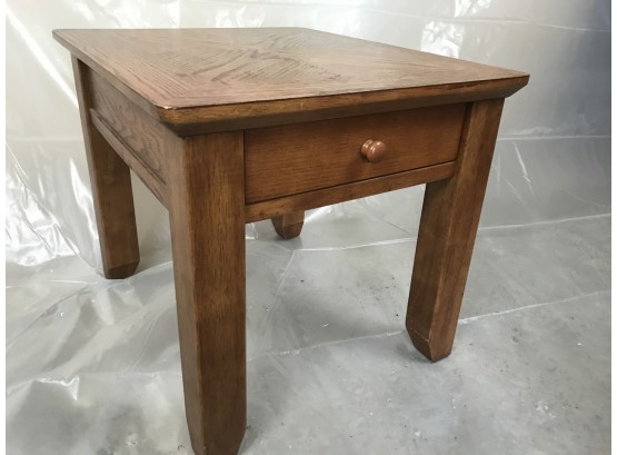 Wooden Nightstand With Single Drawer (see Photos For Size)