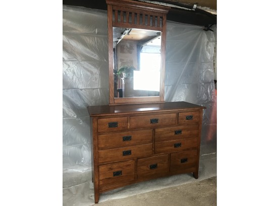 Universal Furniture Dresser With Attaching Mirror (see Photos For Size)