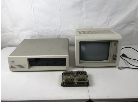 Vintage IBM Computer, Includes Circuit Board