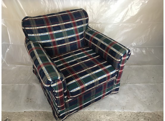 Checkered Pattern Chair (see Photos For Size)