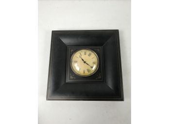 Fashionable Black Wall Clock (see Photos For Size)