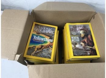 Large Collection Of National Geographic Magazines
