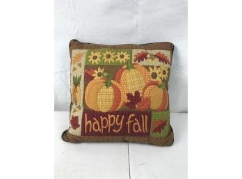 Country Style Happy Fall Pillow (see Photo For Size)